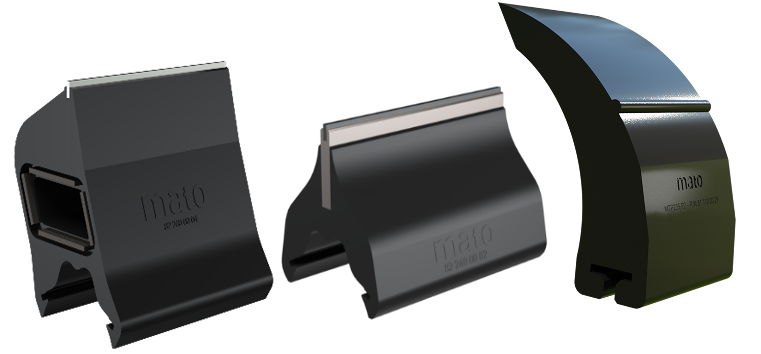 Belt cleaner blades