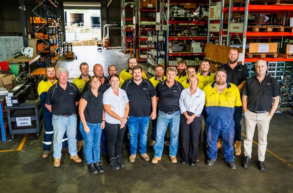 Mato Australia team. Australian made belt cleaners