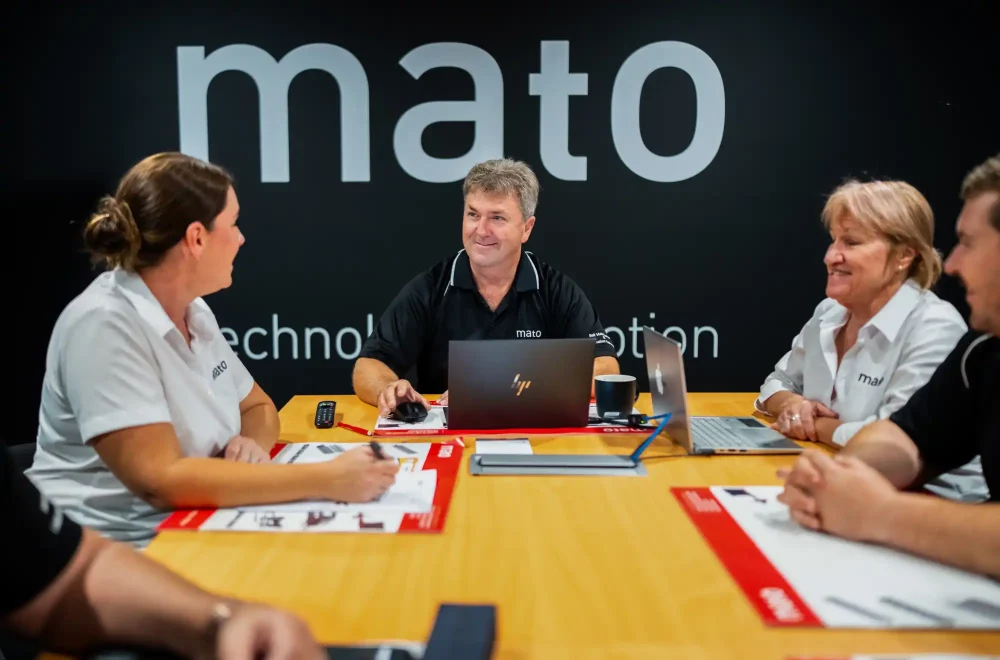 Mato Australia management team. Australian made belt cleaners